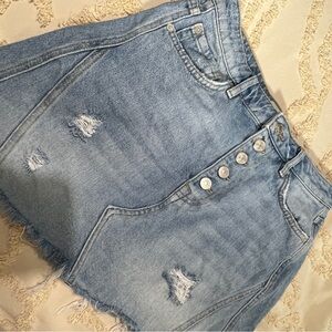 We The Free | Free People ~ Denim Mini Skirt Sz 26